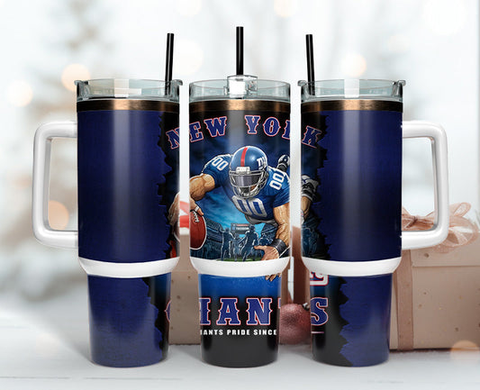 New York Giants Tumbler 40oz Png, 40oz Tumler Png 121