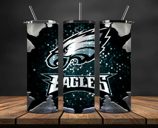 Philadelphia Eagles Tumbler 20oz ,Eagles Logo Tumbler 20oz ,  NFL Football 20oz LUH -122