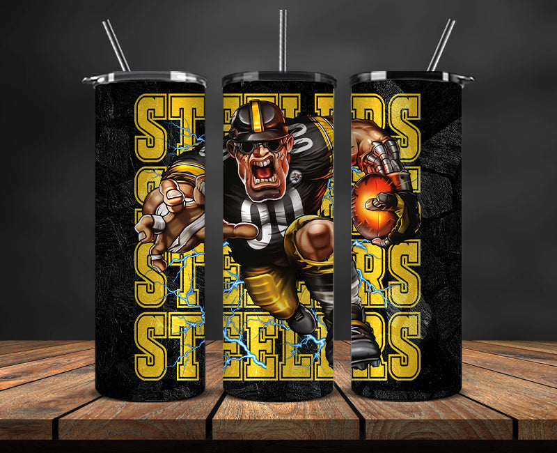 Pittsburgh Steelers Tumbler,Steelers Logo Tumbler 20oz ,NFL Season 2023 LUF- 123