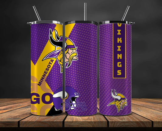 Minnesota Vikings Tumbler Wrap, Logo Tumbler Wrap DS-123