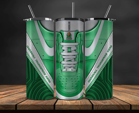 Marshall Thundering Herd Sneaker Tumbler Wrap , College Sneaker Tumbler Wrap 124