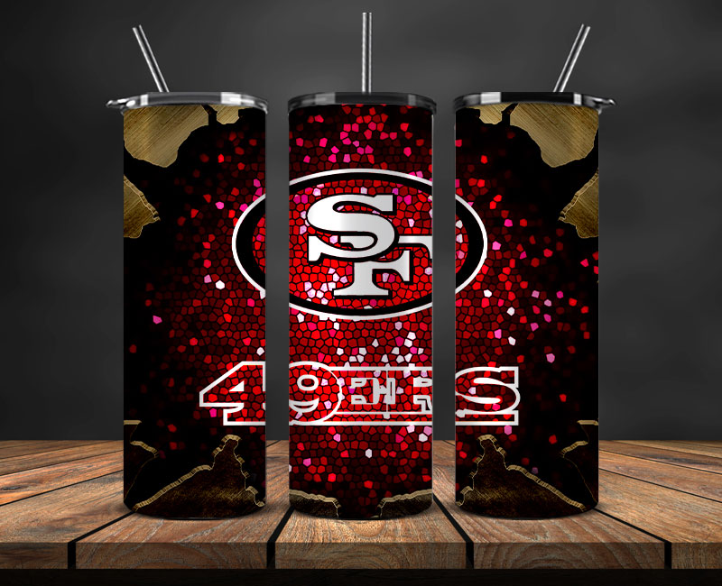 San Francisco 49ers Tumbler 20oz ,49ers Logo Tumbler 20oz ,  NFL Football 20oz LUH -124