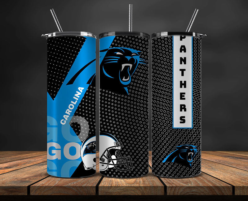 Carolina Panthers Tumbler Wrap, Logo Tumbler Wrap DS-124