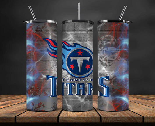 Tennessee Titans Tumbler Wrap, American Football Tumbler PNG -12