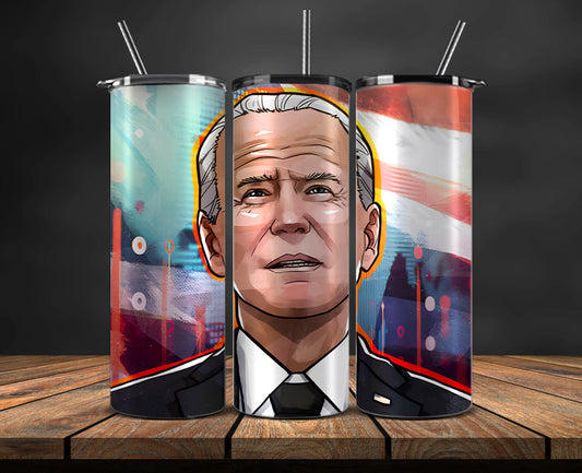 Joe Biden 2024 Tumbler Wrap,Joe Biden 2024 ,Presidential Election 2024 ,Race To The White House 12