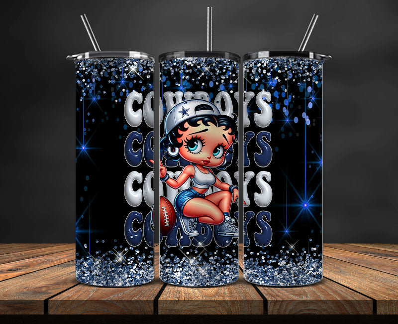 Dallas Cowboys Tumbler Wraps, NFL Tumbler By AI, AI Tumbler Wrap 12