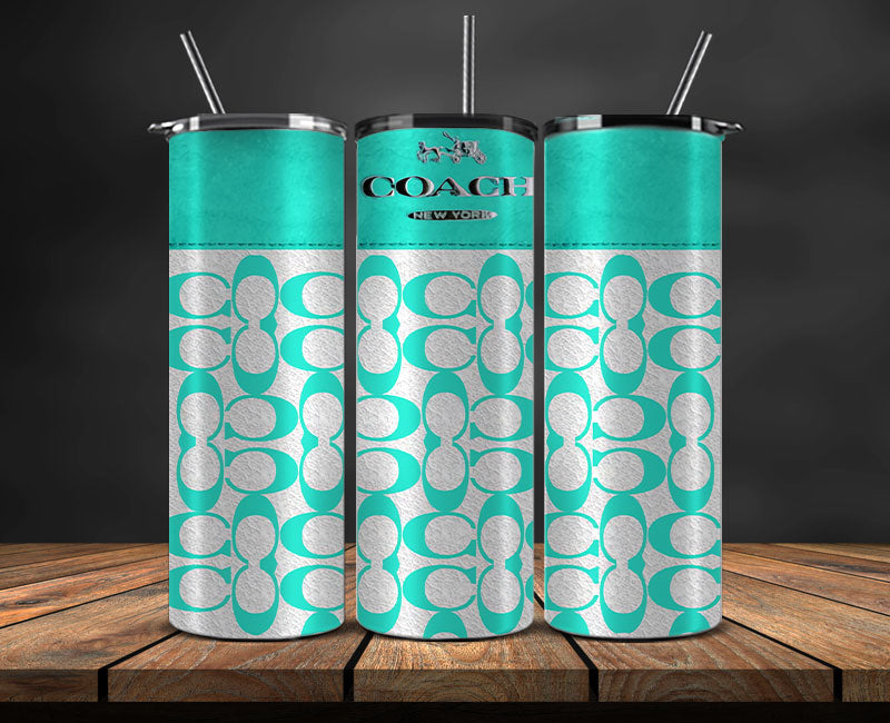 Coach  Tumbler Wrap, Coach Tumbler Png, Coach Logo, Luxury Tumbler Wraps, Logo Fashion  Design 130