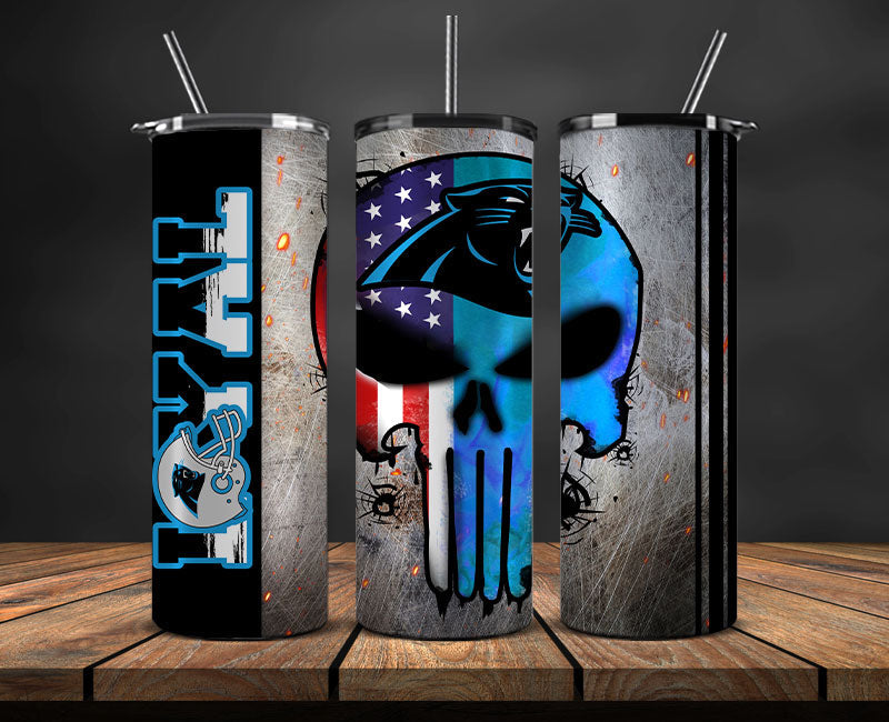 Carolina Panthers Loyal Tumbler Wraps, Nfl Tumbler Png 131