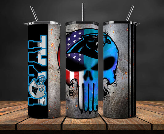 Carolina Panthers Loyal Tumbler 20oz , NFL Football 20oz LUH -131