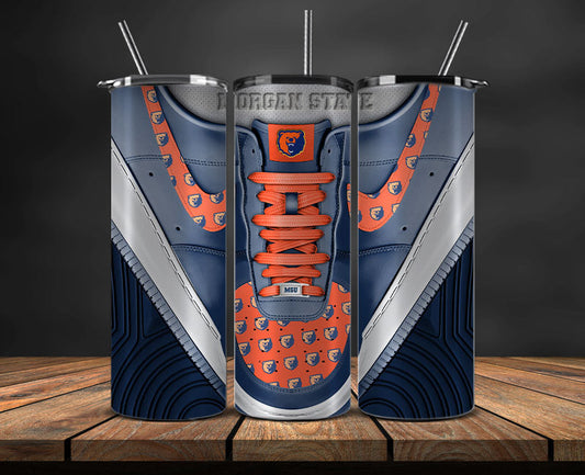 Morgan State Sneaker Tumbler Wrap , College Sneaker Tumbler Wrap 135