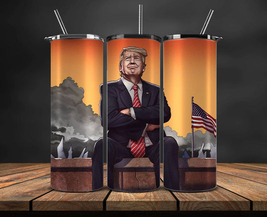 Donald Trump 2024 Tumbler Wrap,Trump 2024 ,Presidential Election 2024 ,Race To The White House 13