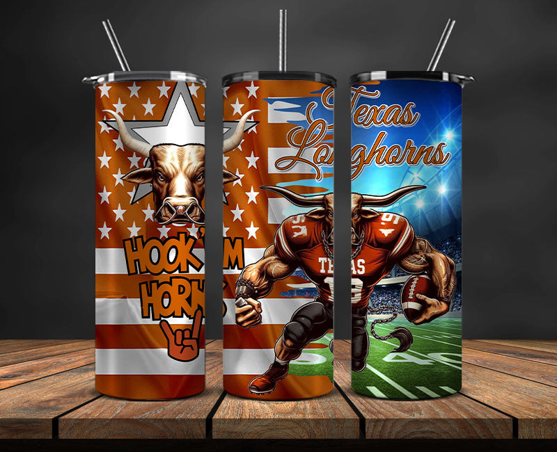 Texas Tumbler Wrap, NCAA University College Tumbler Wraps DS-13