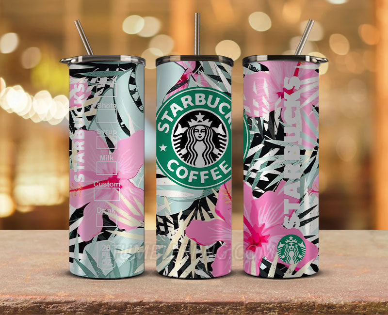 Starbucks Tumbler Png, Starbucks Glitter Sublimation, Skinny Tumbler 20oz, Skinny Starbucks 13