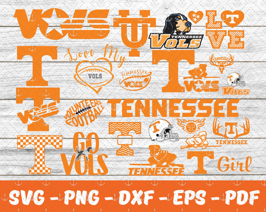 Tennessee Vols Svg,Sport Svg , Bundle N C C A Svg 13