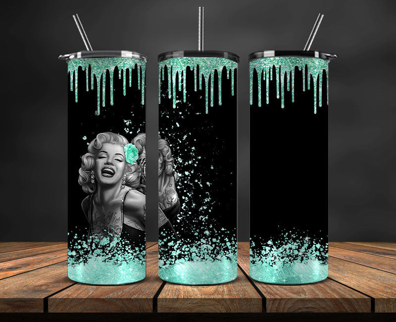 Marilyn Monroe Tumbler, Marilyn Monroe Tumbler Wrap Png, Marilyn Monroe 14