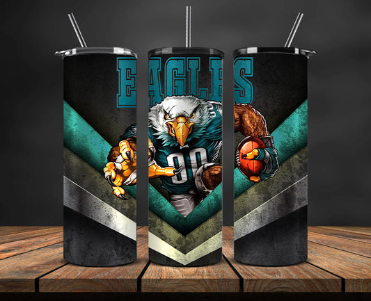 Philadelphia Eagles Tumbler, Eagles Logo Tumbler 20oz ,NFL Season 2023 LUF- 14