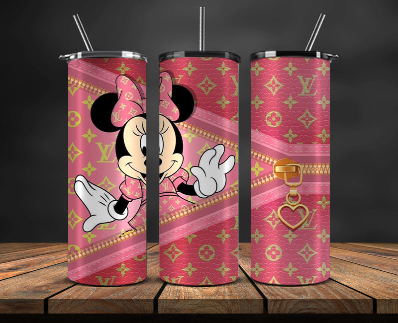 Mickey Logo Fashion Tumbler Designs, Brand Logo Tumbler Wrap New 14