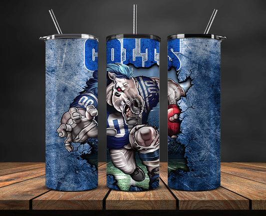Colts Logo Tumbler 20oz ,NFL Football 20oz LUG- 14