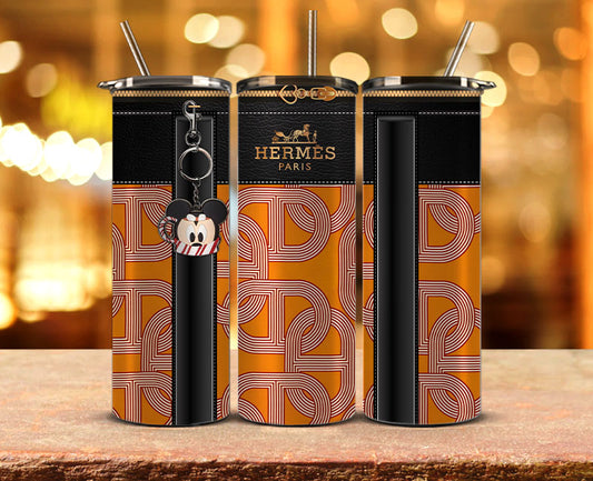 Hermes Tumbler Wrap, Hermes Tumbler Png, Hermes Logo,Luxury Logo Brand 14