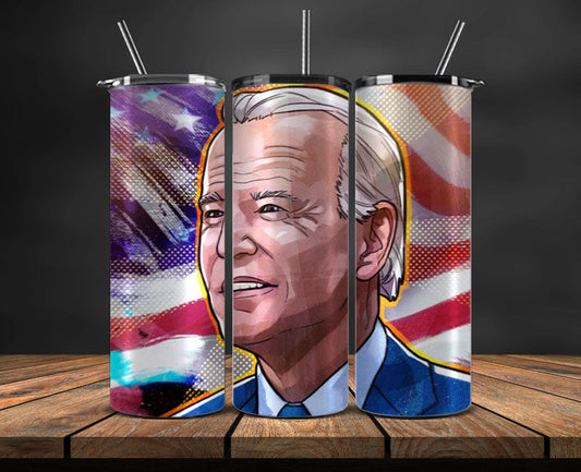 Joe Biden 2024 Tumbler Wrap,Joe Biden 2024 ,Presidential Election 2024 ,Race To The White House 14
