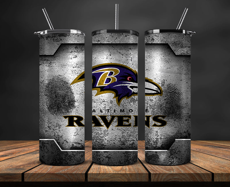 Baltimore Ravens Tumbler, Ravens Logo Tumbler 20oz ,NFL Season 2023 LUF- 152