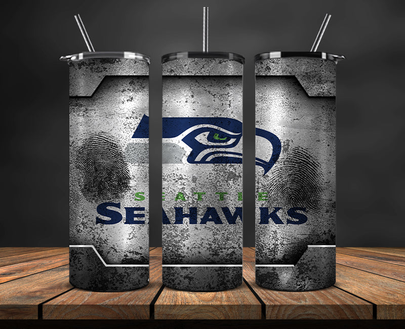 Seattle Seahawks Tumbler, Seahawks Logo Tumbler 20oz ,NFL Season 2023 LUF- 154