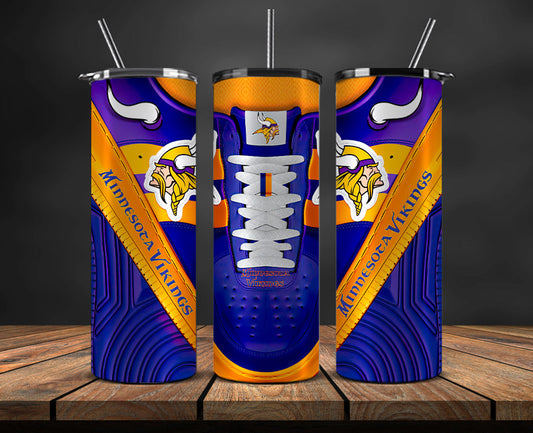 Minnesota Vikings Tumbler, VikingsLogo Tumbler 20oz ,NFL Football 20oz LUG- 155