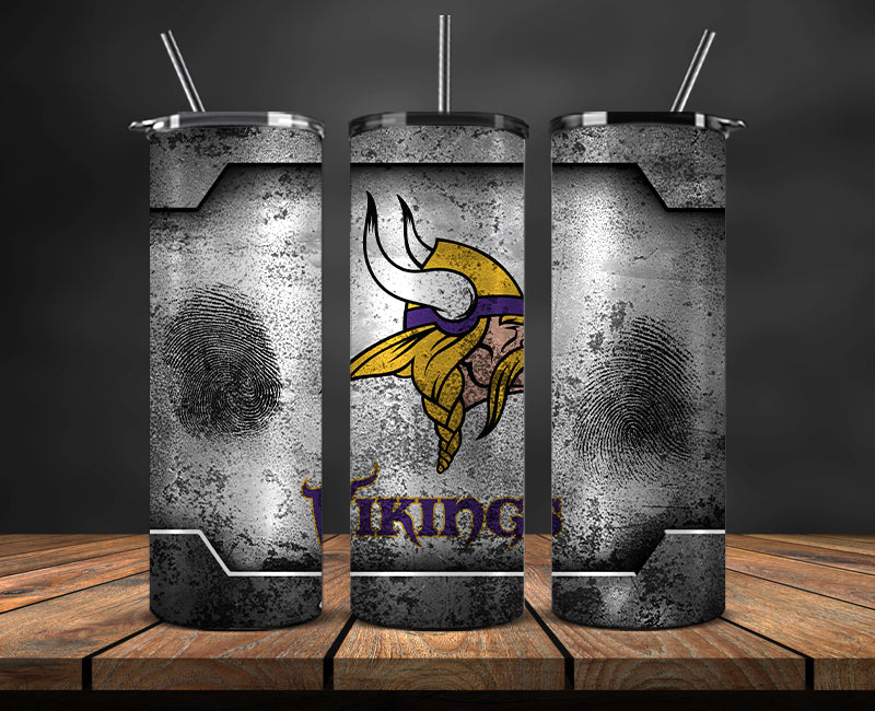 Minnesota Vikings Tumbler, Vikings Logo Tumbler 20oz ,NFL Season 2023 LUF- 158