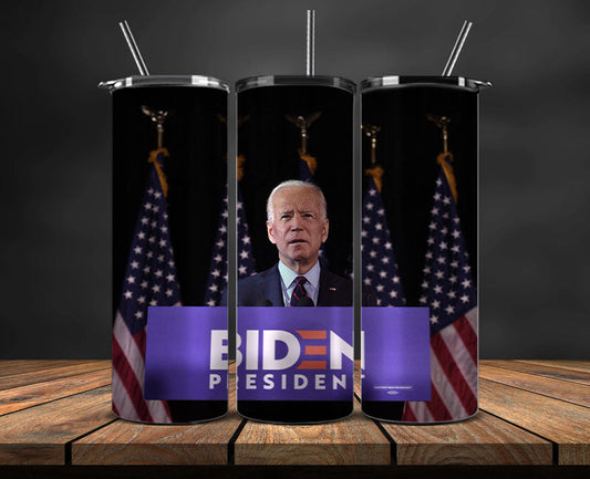 Joe Biden 2024 Tumbler Wrap,Joe Biden 2024 ,Presidential Election 2024 ,Race To The White House 15