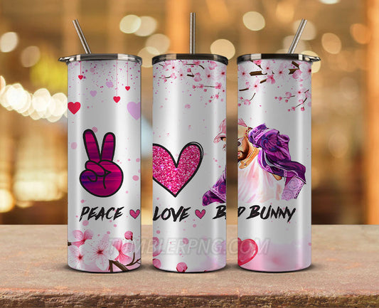 Valentine Tumbler Wraps, Valentines Day Wraps,Valentines Bad Bunny Png, Valentine Gifts,Valentine Tumbler 49