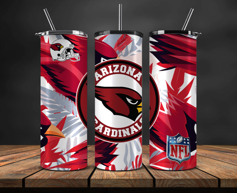 Arizona Cardinals Tumbler, Cardinals Logo Tumbler 20oz ,NFL Season 2023 LUF- 161