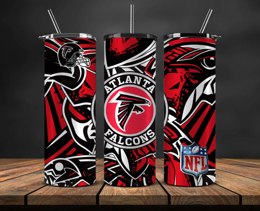 Atlanta Falcons Tumbler, Falcons Logo Tumbler 20oz ,NFL Season 2023 LUF- 162