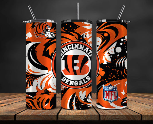 Cincinnati Bengals Tumbler, Bengals  Logo Tumbler 20oz ,NFL Season 2023 LUF- 168