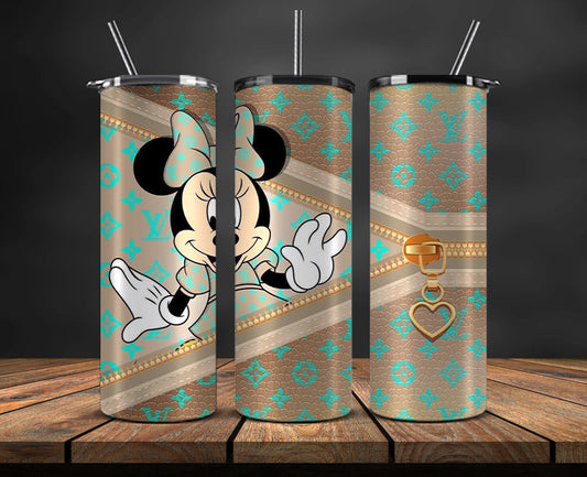 Mickey Logo Fashion Tumbler Designs, Brand Logo Tumbler Wrap New 16