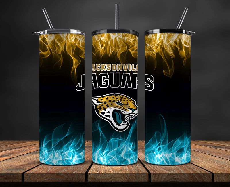 Jaguars Tumbler Wrap , Tumbler 20oz with fire effect 16