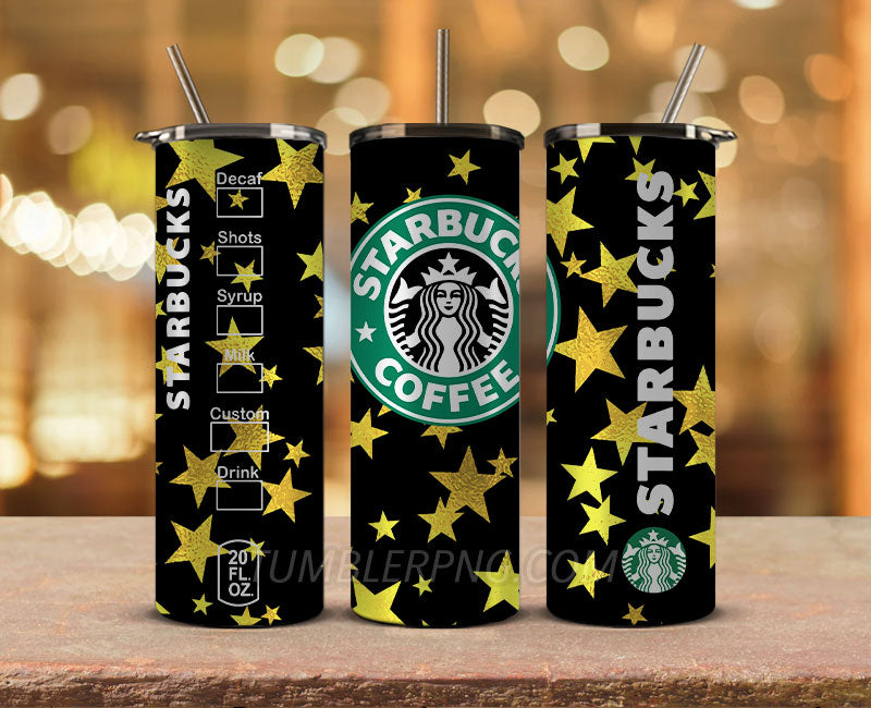 Starbucks Tumbler Png, Starbucks Glitter Sublimation, Skinny Tumbler 20oz, Skinny Starbucks 16