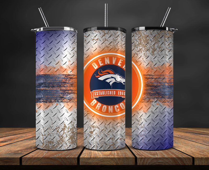 Denver Broncos Tumbler Wrap, American Football Tumbler PNG -16