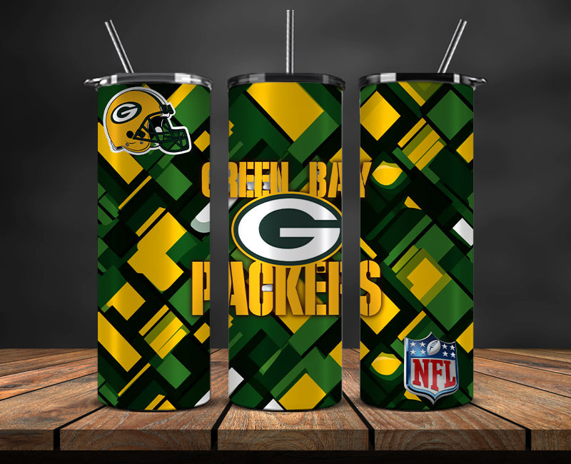 Green Bay Packers Tumbler, Packers Logo Tumbler 20oz ,NFL Season 2023 LUD- 174