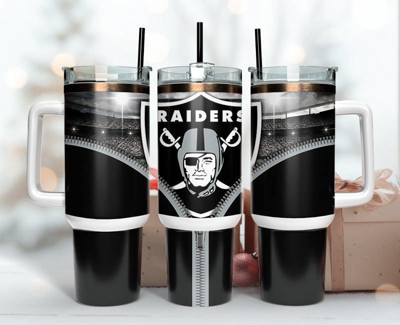 Las Vegas Raiders 40oz Tumbler,NFL Tumbler 40oz , 40oz Tumbler Sublimation Png , 40oz Tumbler Wrap 50