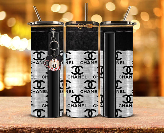 Chanel  Tumbler Wrap, Chanel Tumbler Png, Chanel Logo,Luxury Logo Brand 17