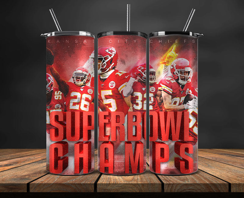 Kansas City Chiefs Super Bowl Tumbler Png, Super Bowl 2024 Tumbler Wrap 41