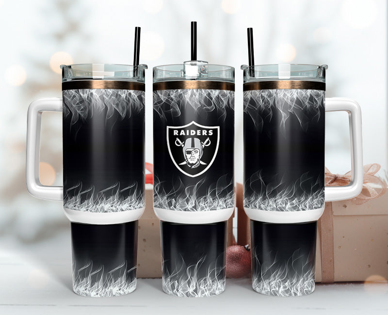 Las Vegas Raiders 40oz Tumbler,NFL Tumbler 40oz, 40oz Tumbler Sublimation Png , 40oz Tumbler Wrap 17