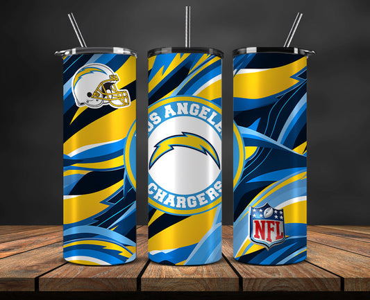 Los Angeles Chargers Tumbler, Chargers Logo Tumbler 20oz ,NFL Season 2023 LUD- 180