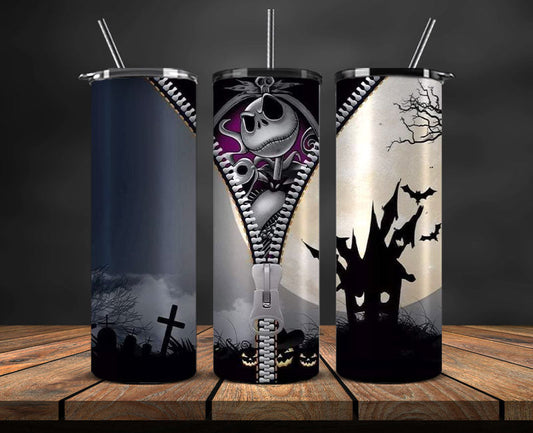 Nightmare Before Christmas , Jack Skellington Tumbler Png,Tumbler Wrap,Halloween Tumbler Wrap 18