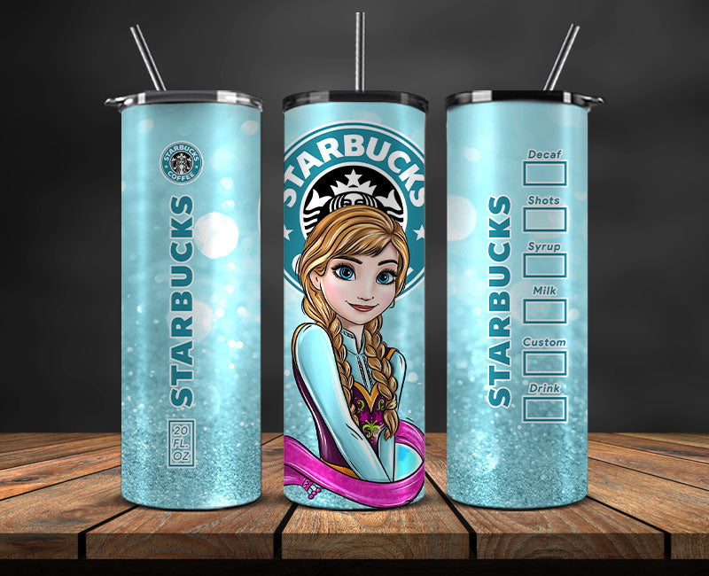 Princess Tumbler Wrap ,Princess Disney Funny Princess Tumbler Wrap , Princess Starbucks Tumbler Wrap, Disney Tumbler Wrap 18