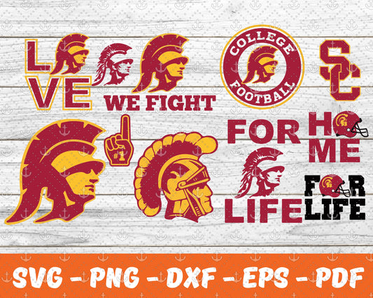 USC Trojans Svg,Sport Svg , Bundle N C C A Svg 19