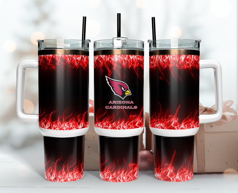 Arizona Cardinals 40oz Tumbler,NFL Tumbler 40oz , 40oz Tumbler Sublimation Png , 40oz Tumbler Wrap 01