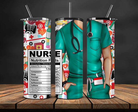 Nurse 20oz Tumbler PNG, Nurse Tumbler Png Nurse Tumbler Wrap,Gift For Nurse 01
