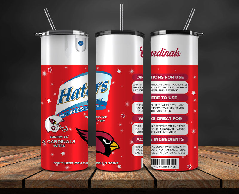 Arizona Cardinals Haters Be Gone Tumbler 20oz,  NFL Football 20oz LUH -01