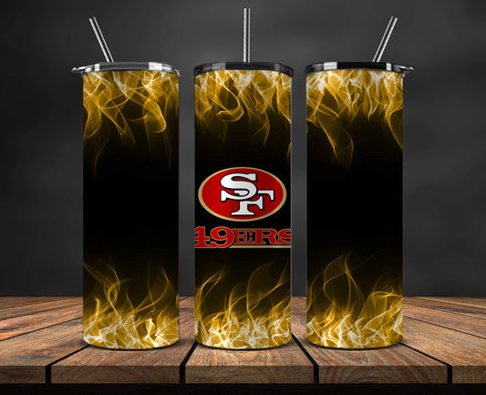 49ers Tumbler Wrap ,Tumbler 20oz with fire effect 01
